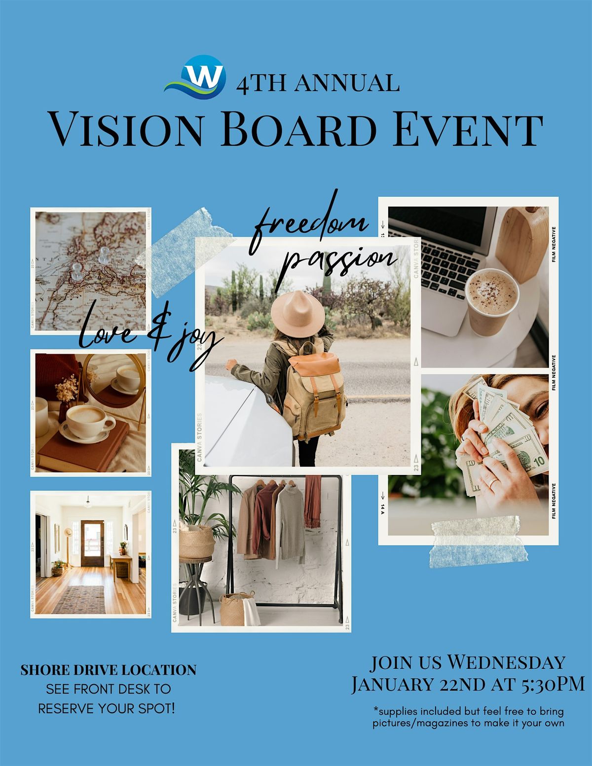 4th Annual Vision Board Event