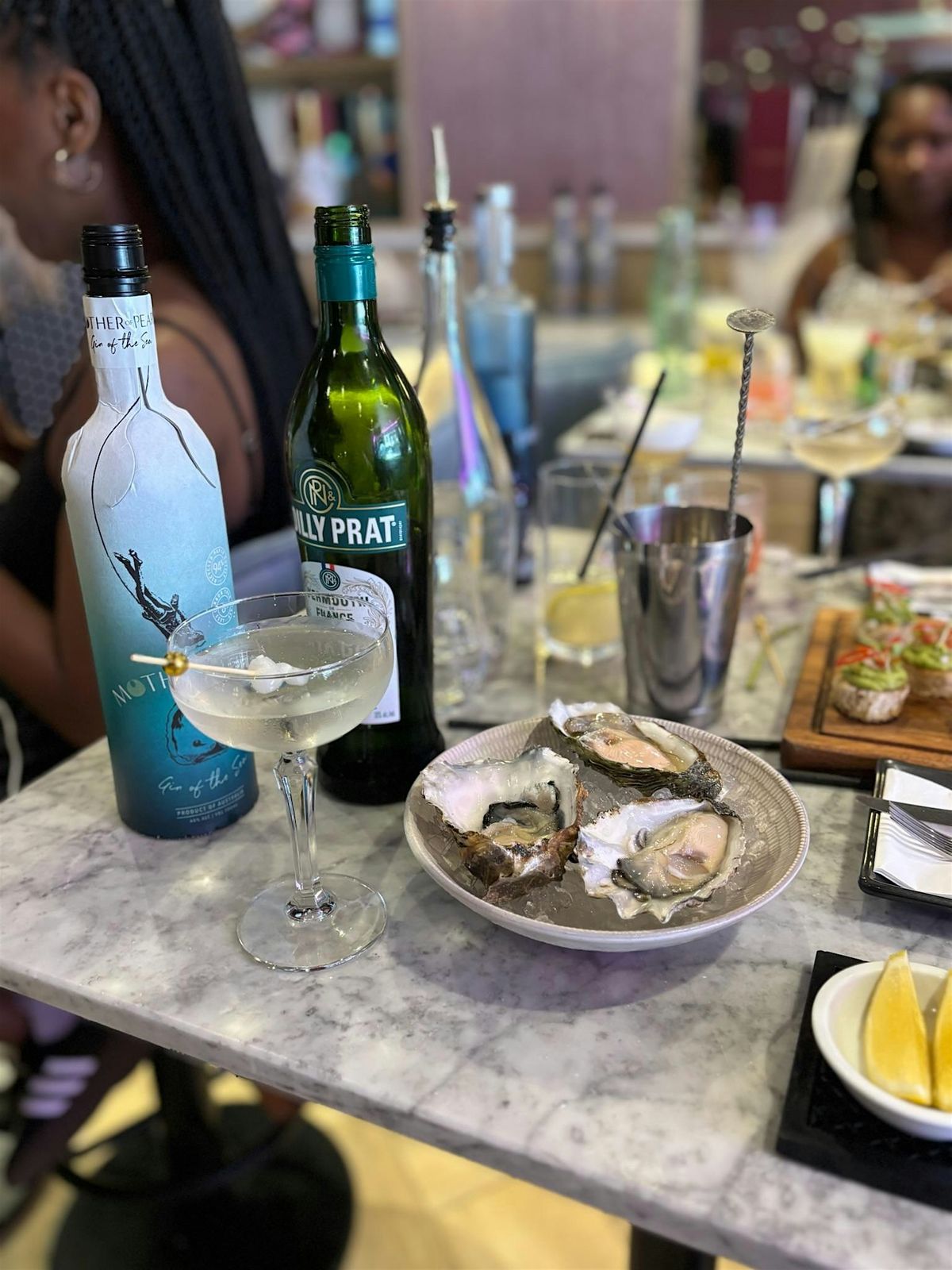 Mother of Pearl Martini Lab