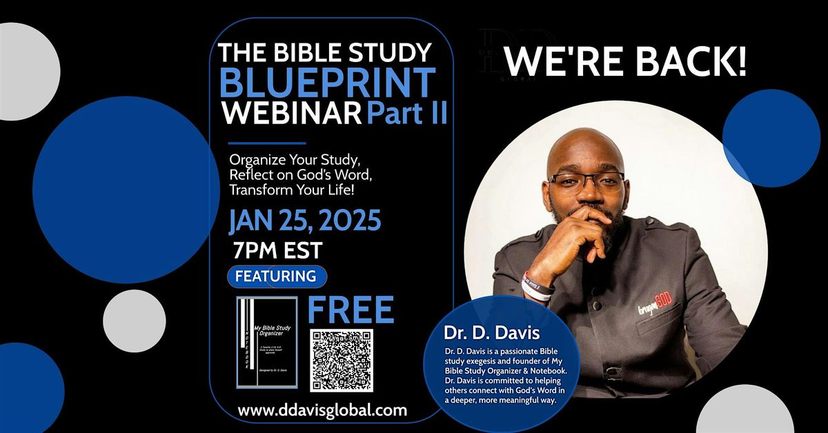 The Bible Study Blueprint  Webinar Part II