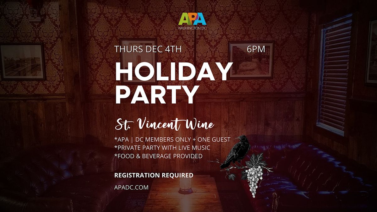 APA  | DC - 2025 Holiday Party!
