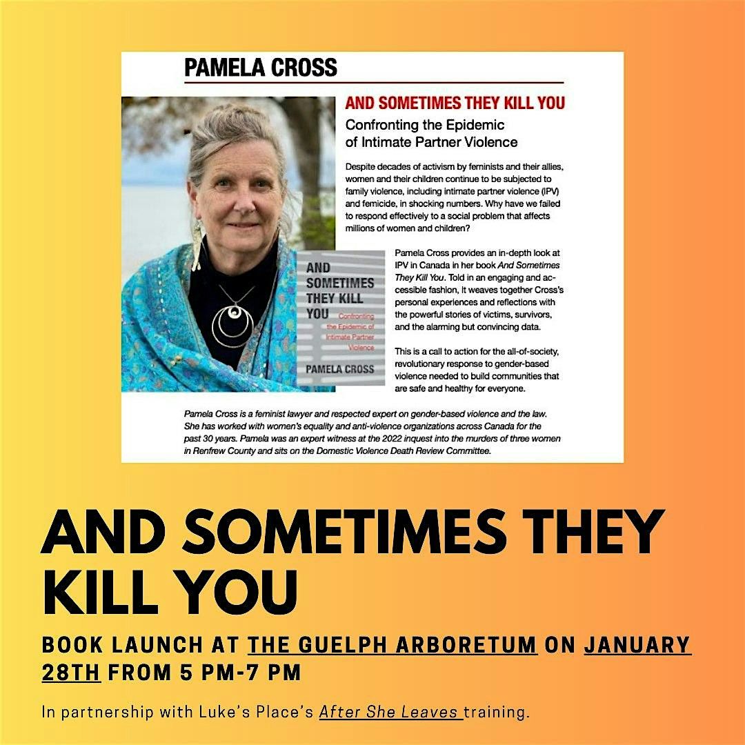 "AND SOMETIMES THEY K*ll YOU" Book launch and talk - Pam Cross