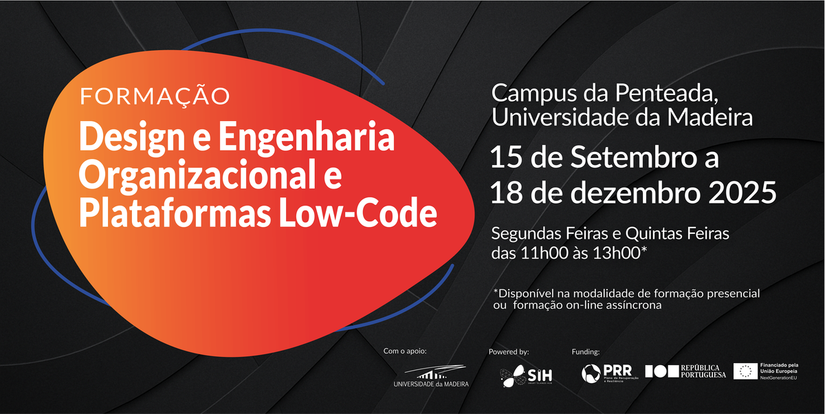 Forma\u00e7\u00e3o em Design e Engenharia Organizacional e Plataformas Low-Code