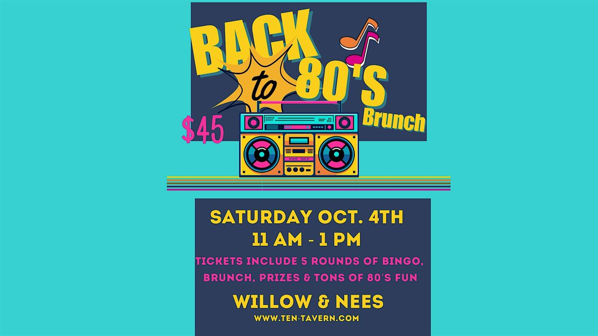 \u2728 Get ready to brunch like it\u2019s 1985! \u2728