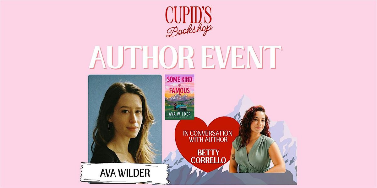 Pre-Release Author Event w\/ Ava Wilder in conversation with Betty Corrello