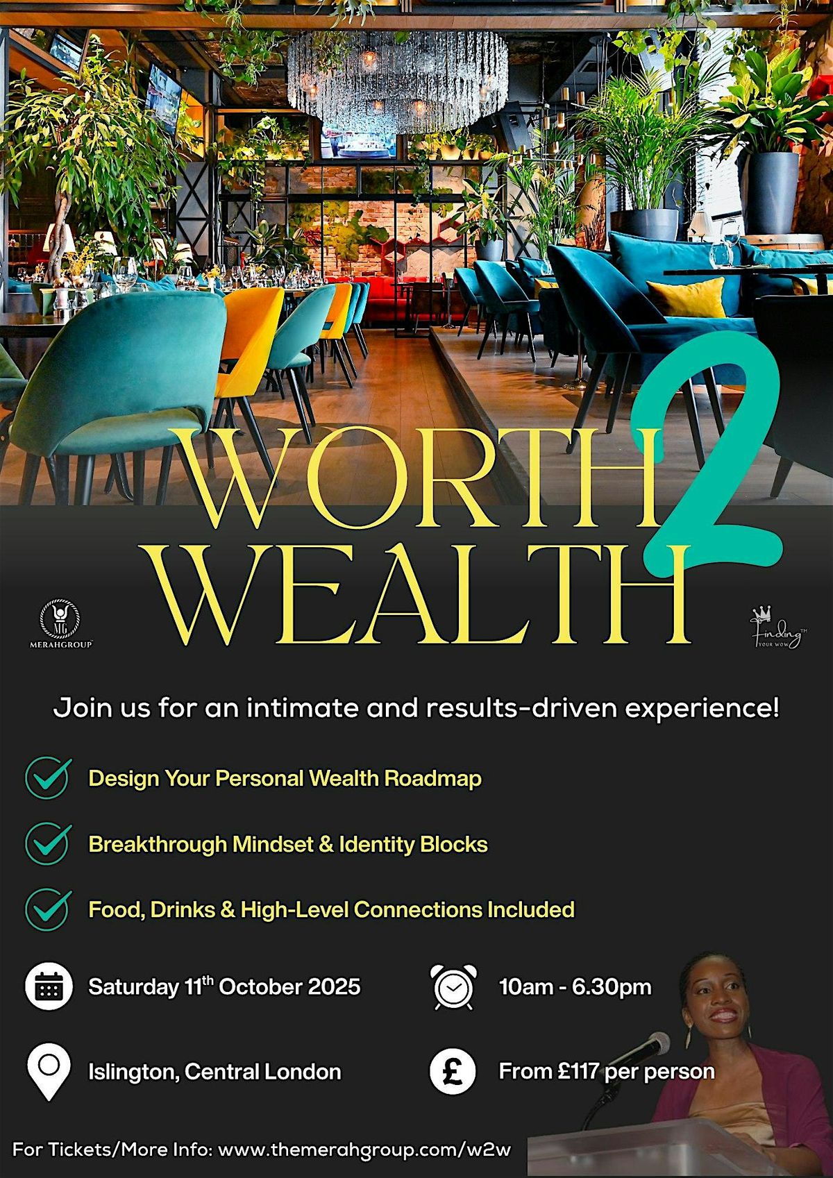 Finding Your WOW: Worth 2 Wealth Live