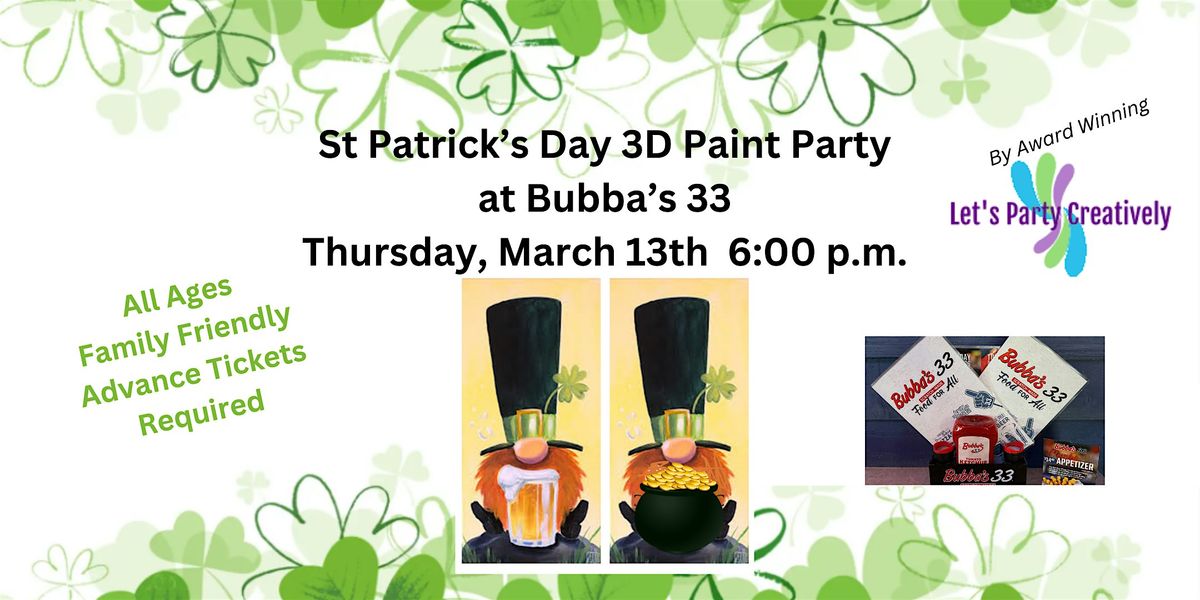 St. Patrick's Day Gnome Paint Party