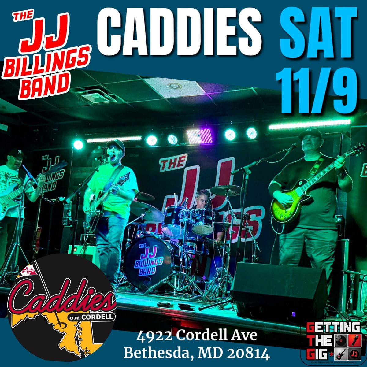 JJ Billings Band returns to Caddies!