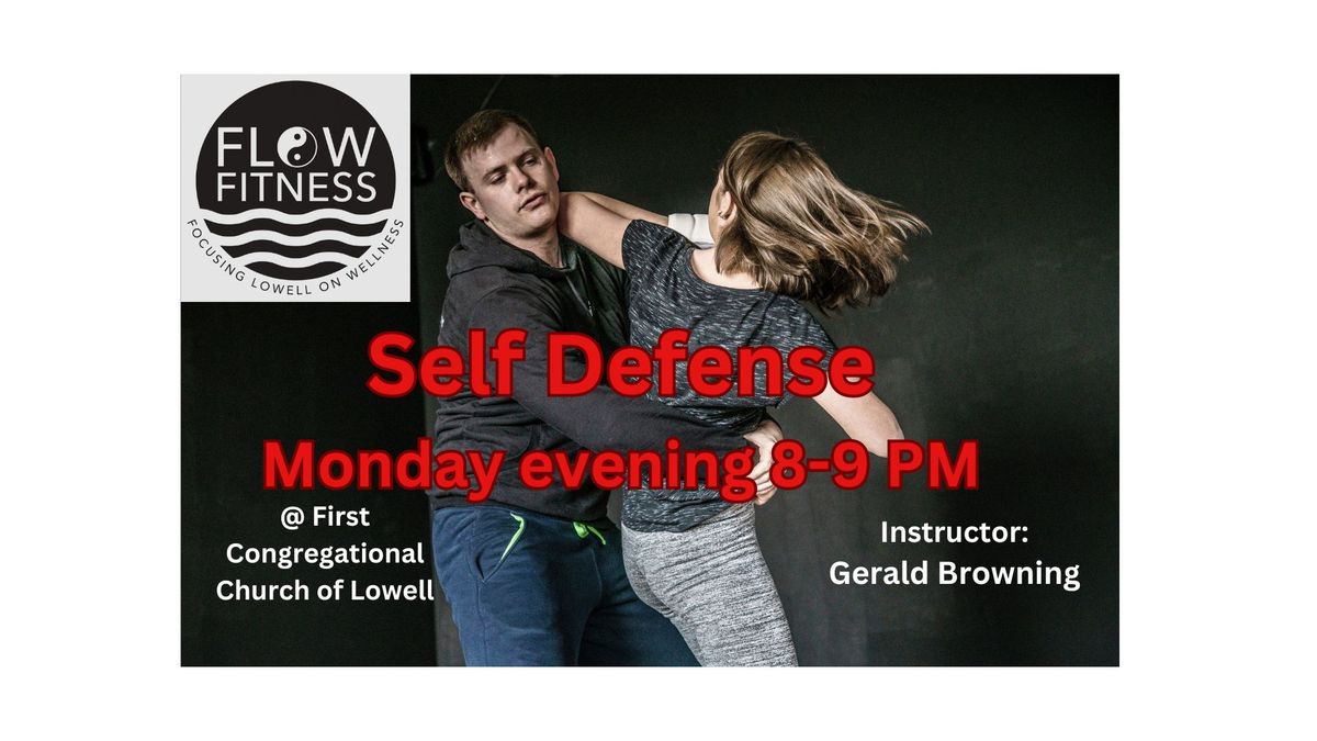 Self Defense - 8-9 PM - First Congregational Church of Lowell 