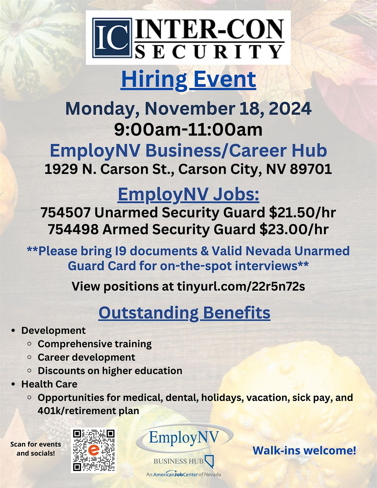 Inter-Con Security Hiring Event