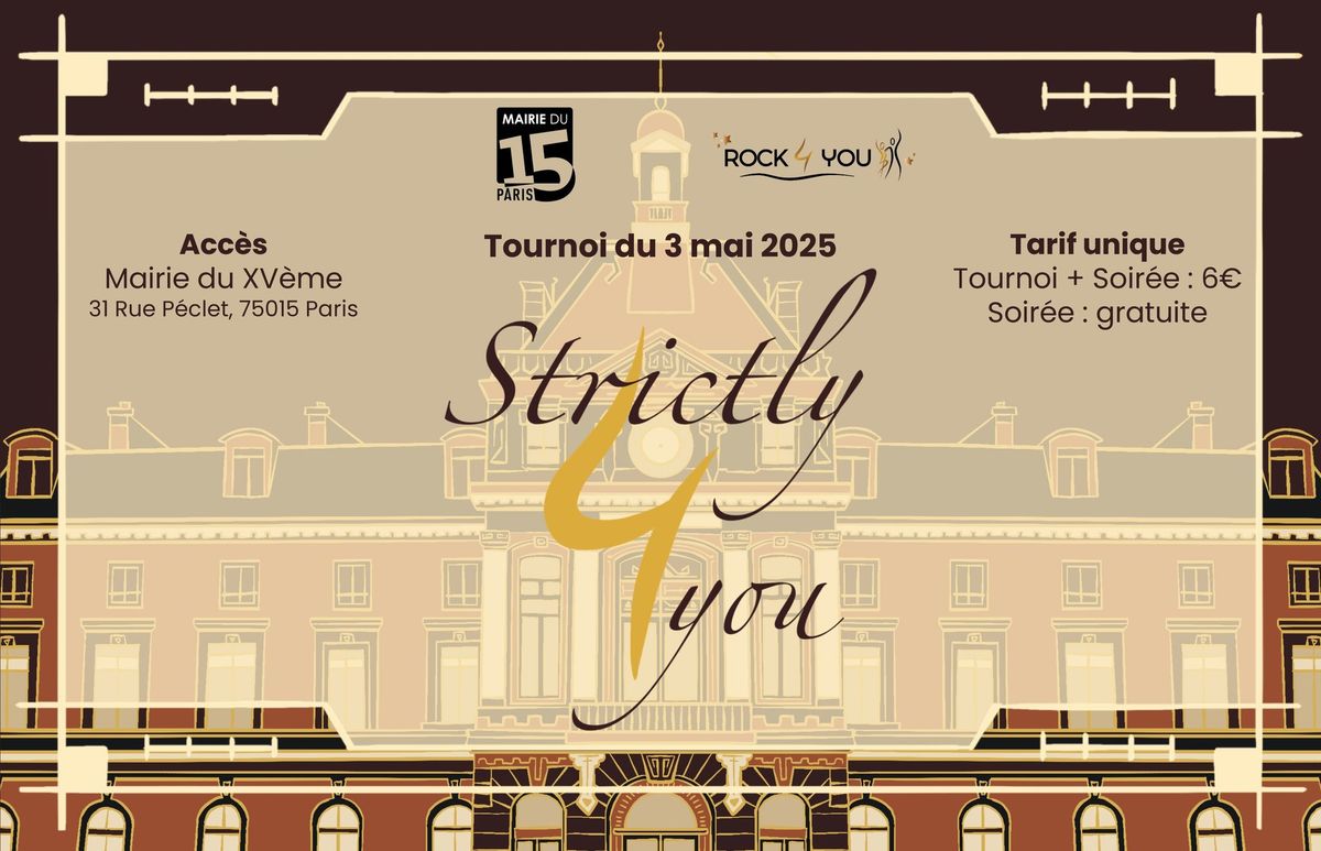 Tournoi de Danse Stricly 4 you et soir\u00e9e dansante