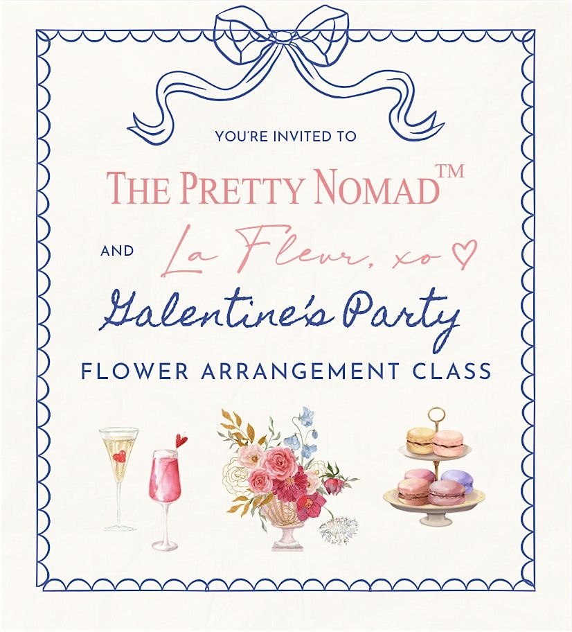 Galentine's Day Floral Arrangement Class