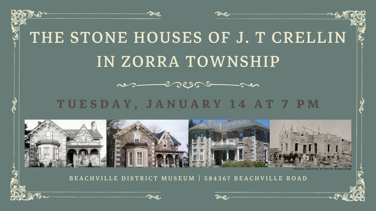 The Stone Houses of J.T. Crellin in Zorra Township