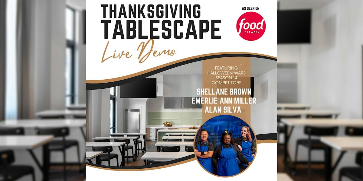 Thanksgiving Tablescape Live Demo