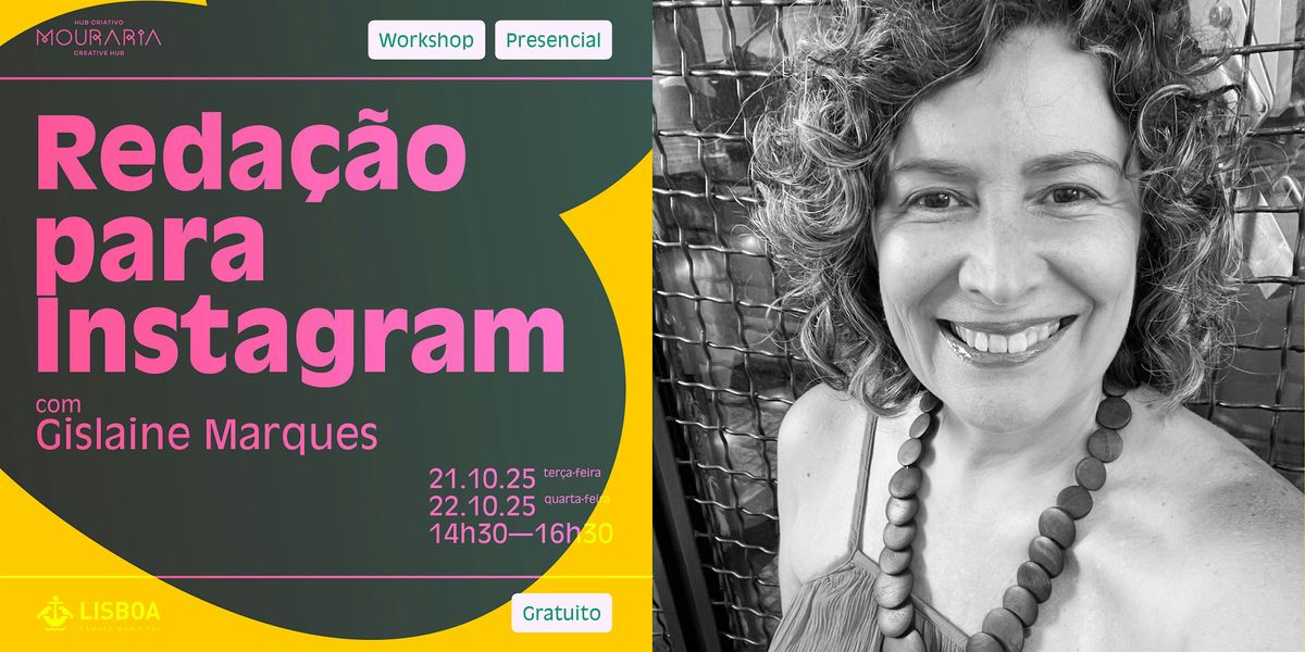 WORKSHOP DE REDA\u00c7\u00c3O PARA INSTAGRAM