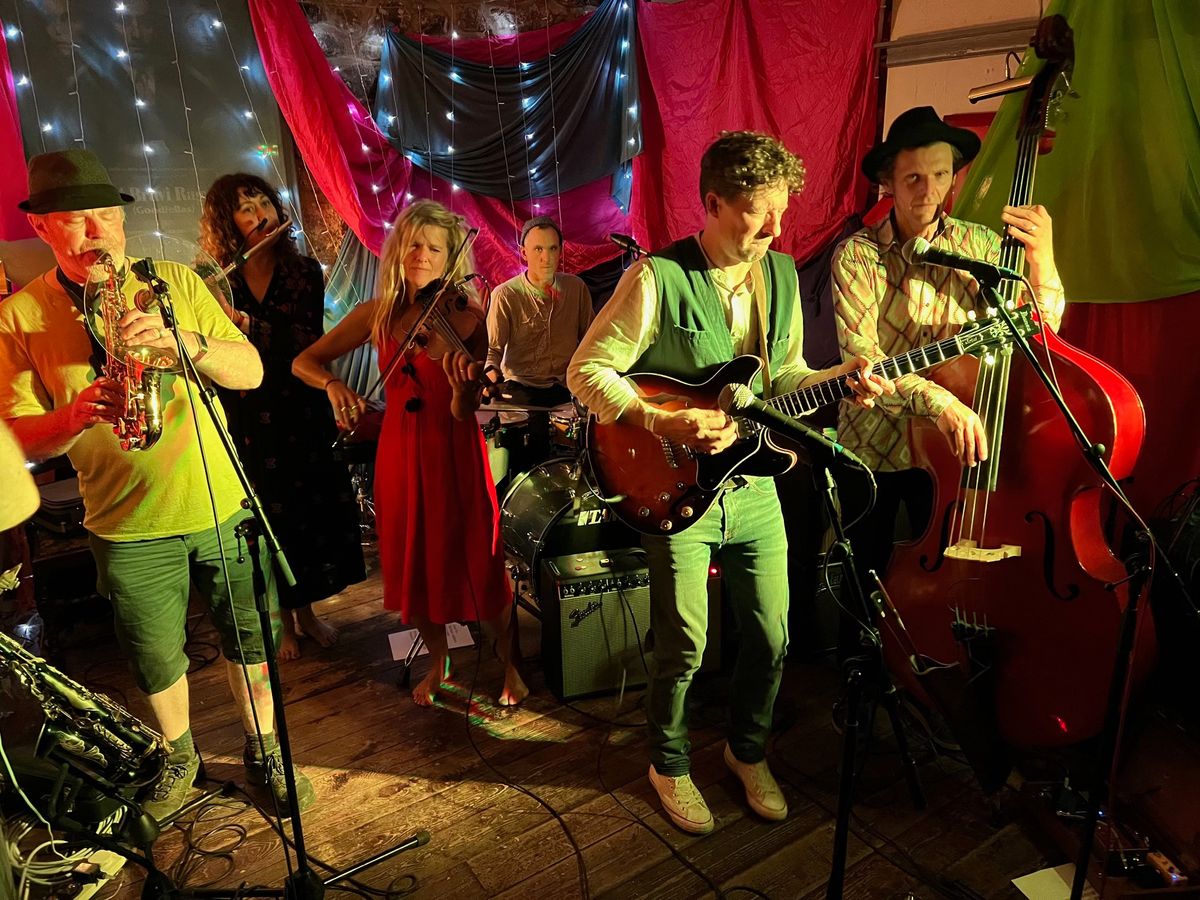 POGO EVENTS RE-LAUNCH \/\/ HAZAAR! \/\/ HOT CLUB OF STONEHOUSE \/\/ KLEZMER & GYPSY JAZZ