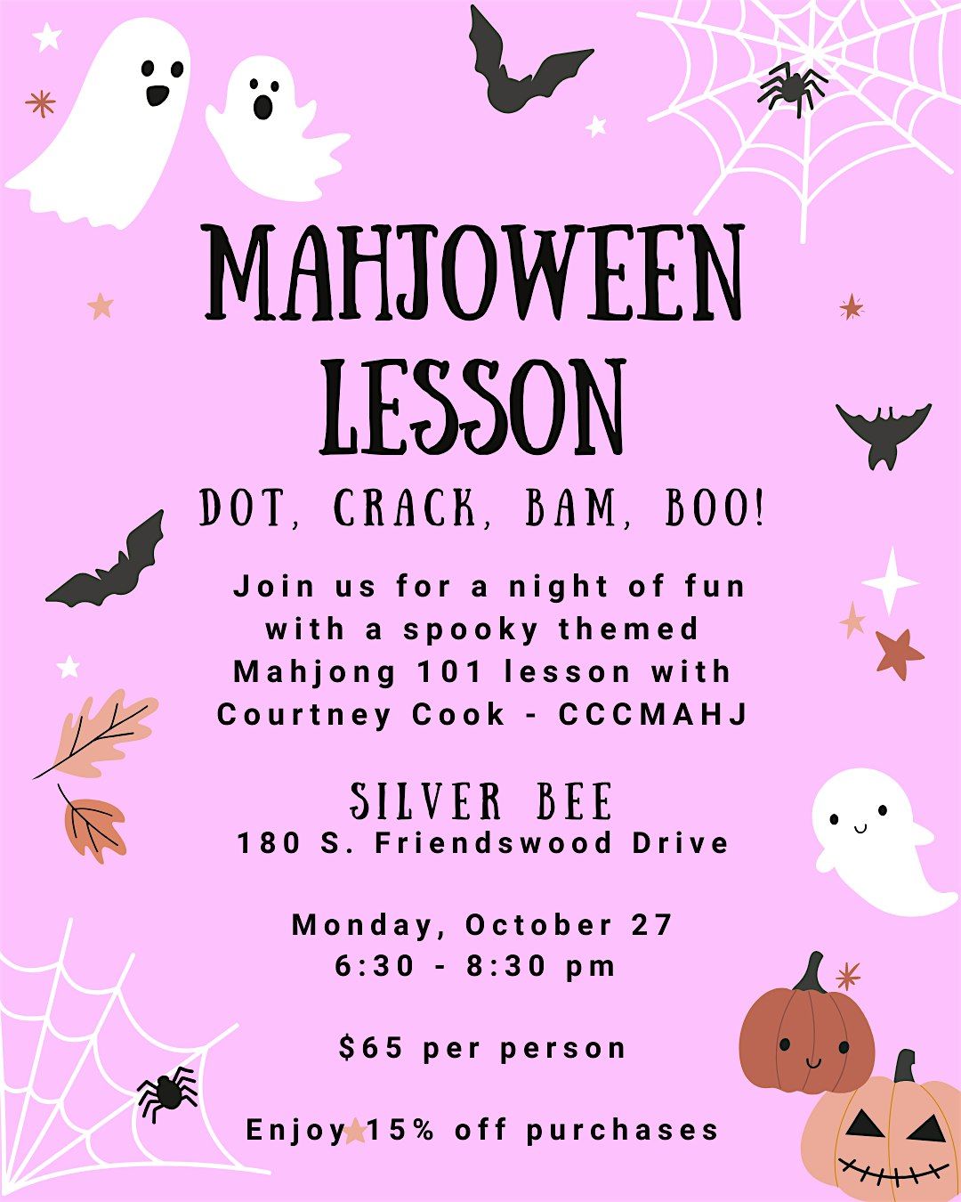 Mahjoween Night at Silver Bee