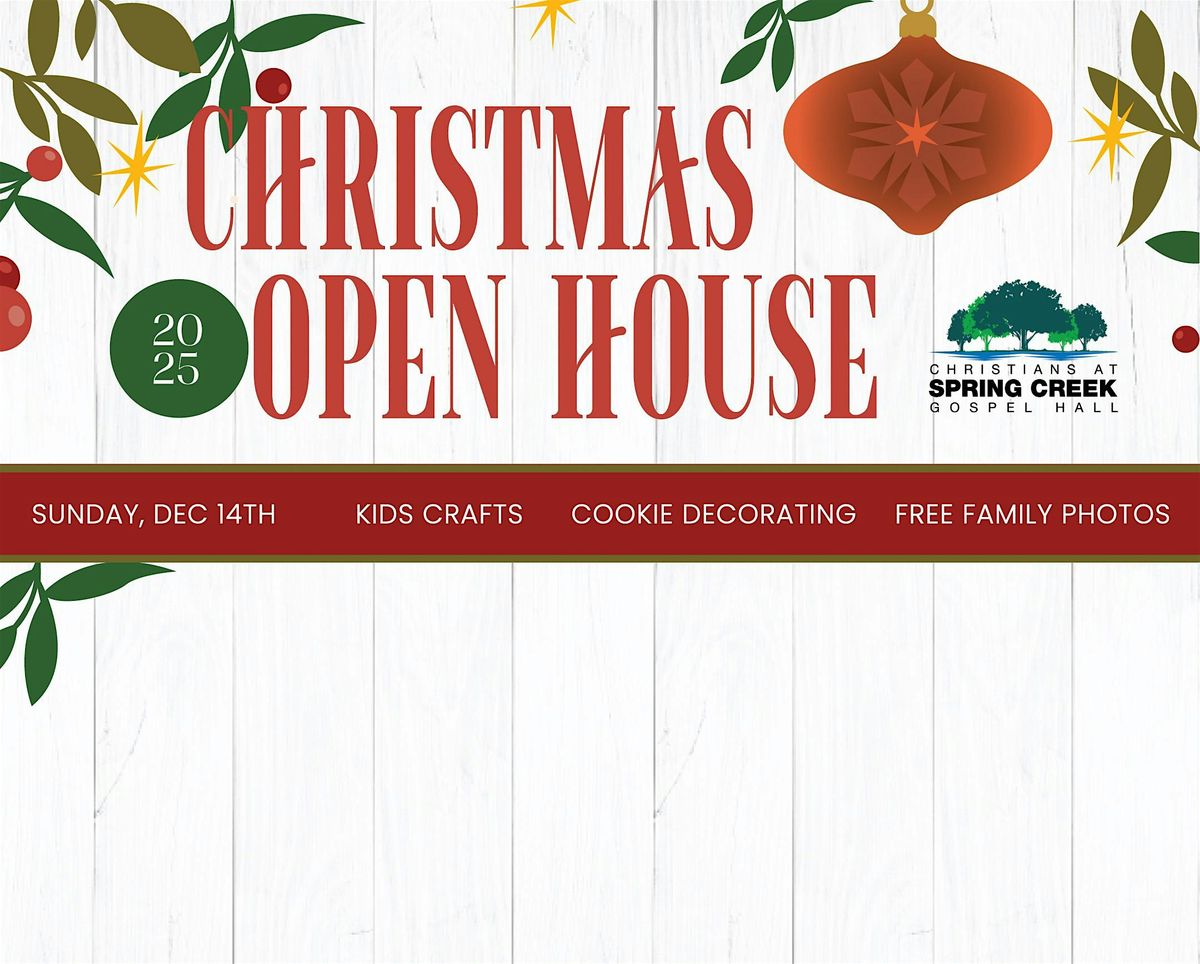 Christmas Open House 2025