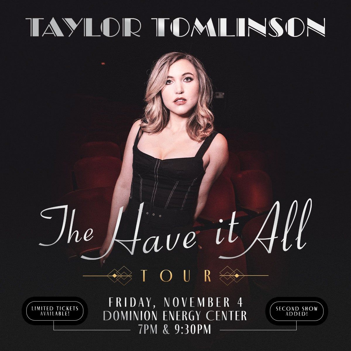 Taylor Tomlinson at The Venue at Thunder Valley Casino Resort