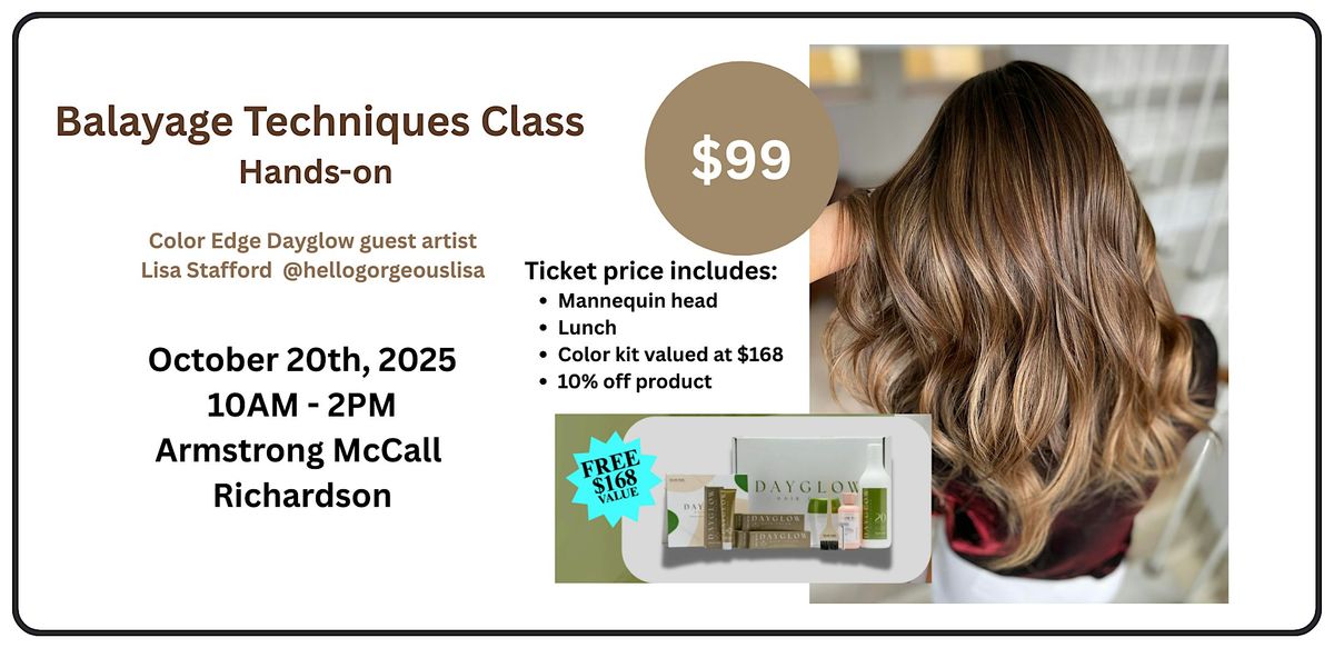 Balayage Techniques - Hands-on