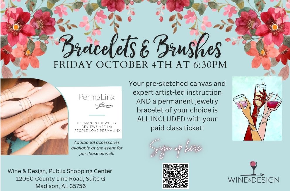 Bracelets & Brushes (reserve by 10\/3 at 5pm)