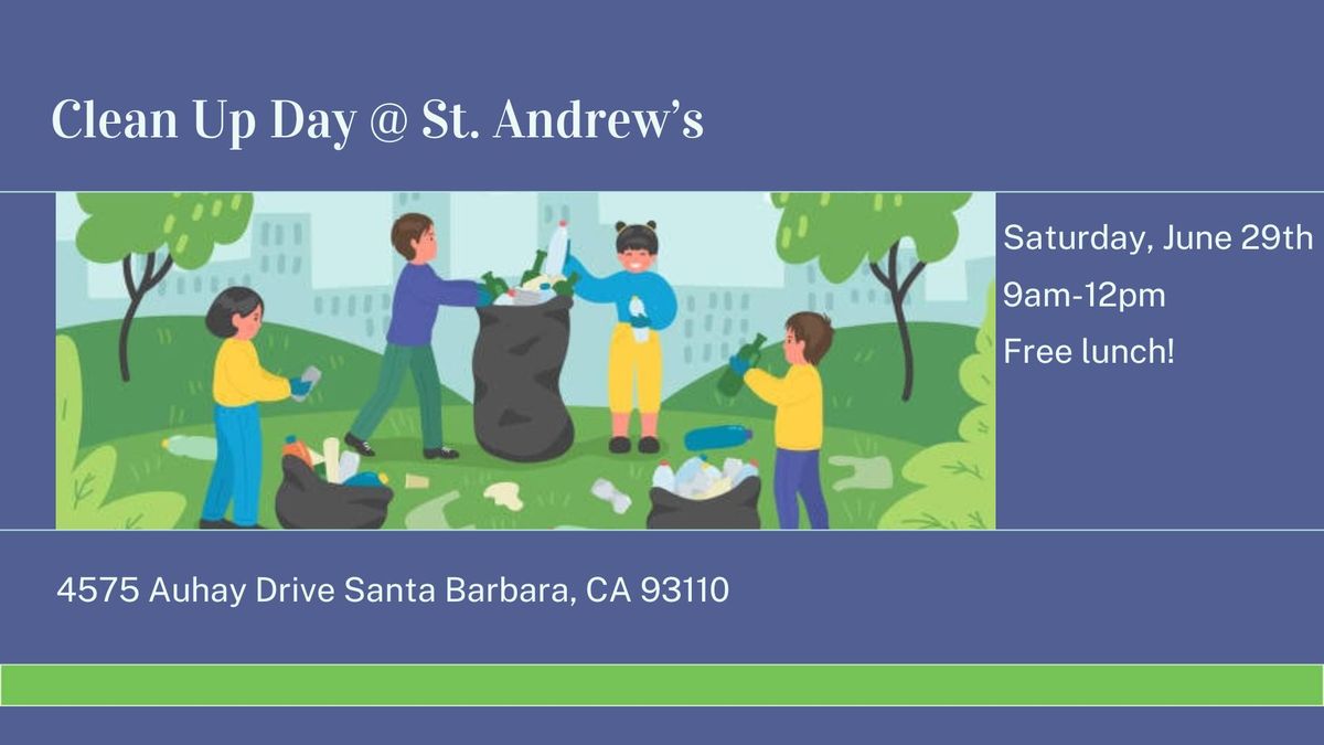 Clean Up Day @ St. Andrew's