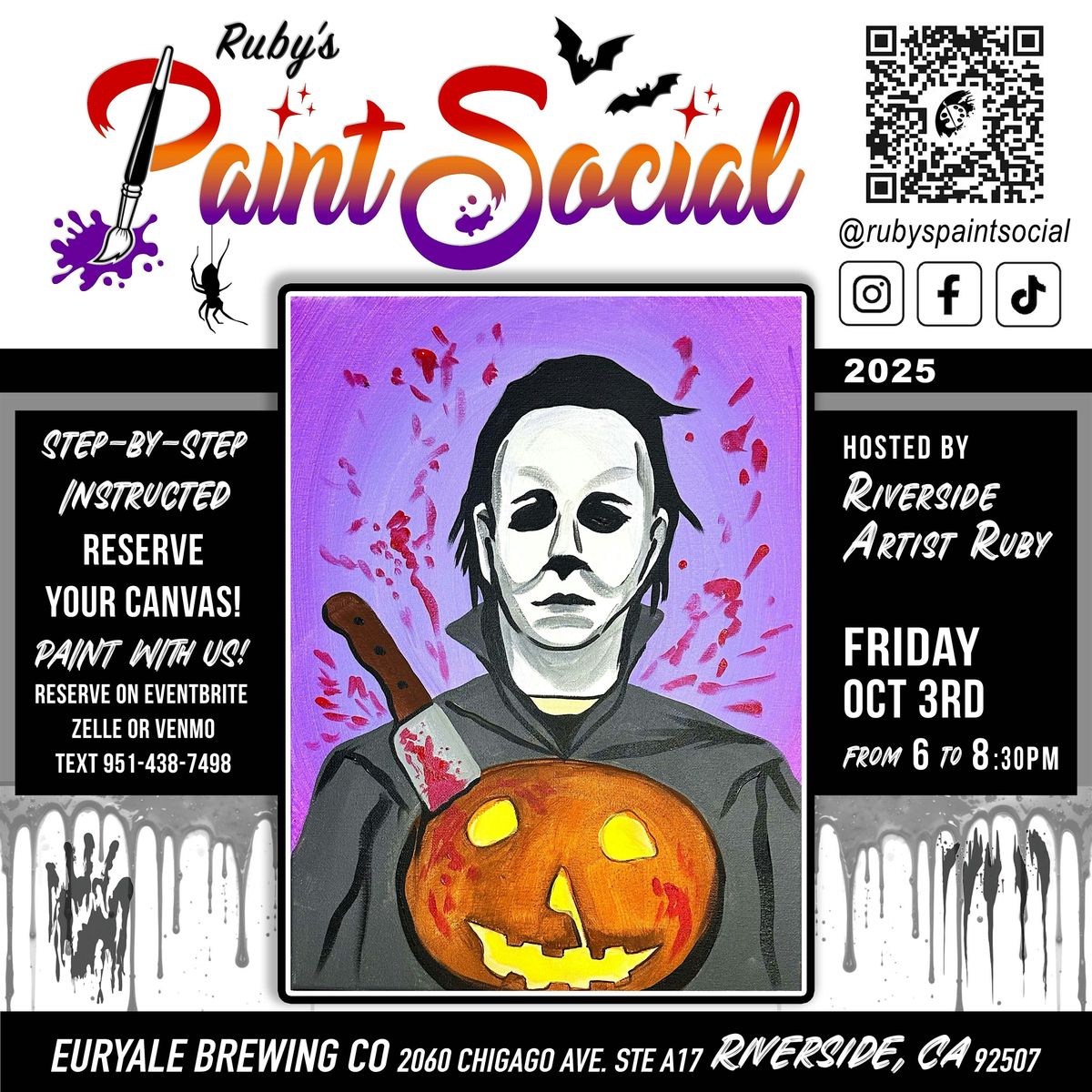 Paint n  Sip Party!! HALLOWEEN!!