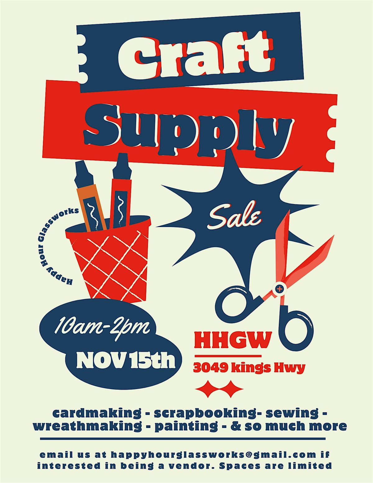 Craft Supply Swap Meet\/Rummage Sale