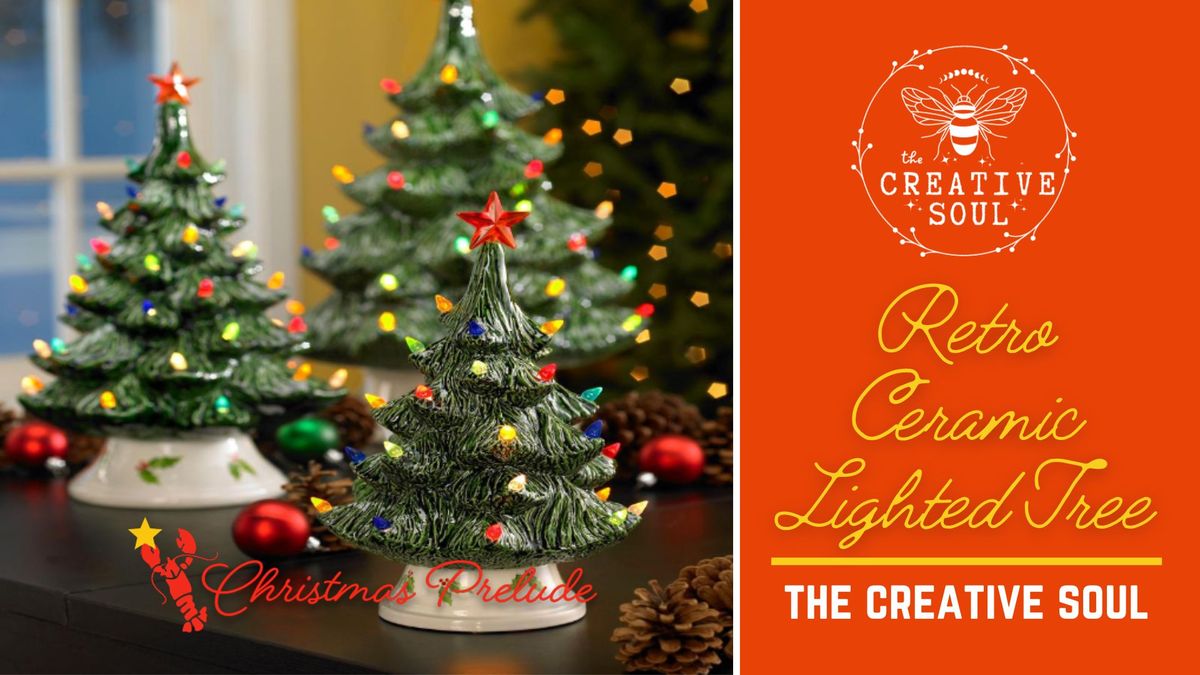 Christmas Prelude - Retro Ceramic Lighted Tree