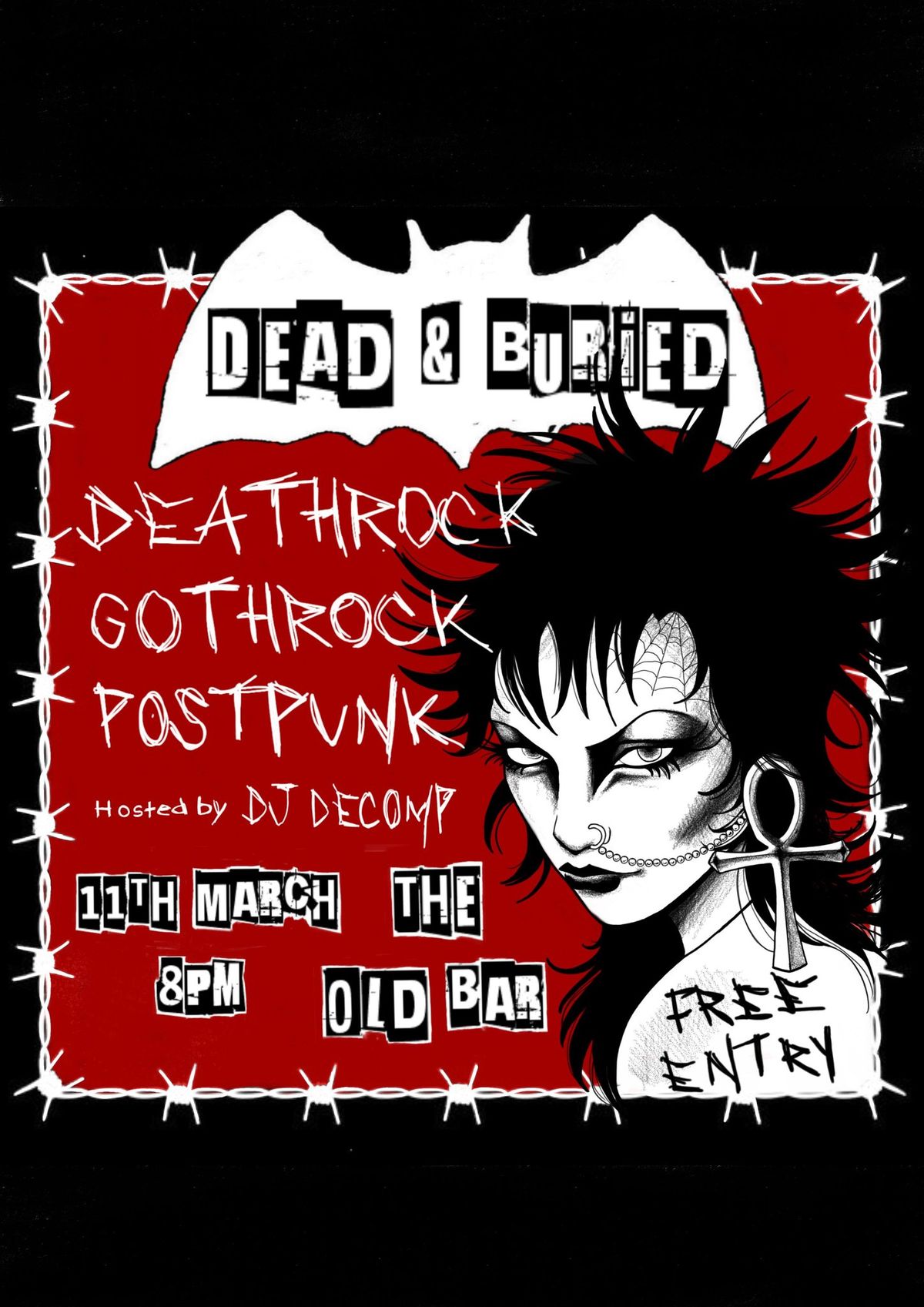 Dead & Buried - an oldschool Goth night