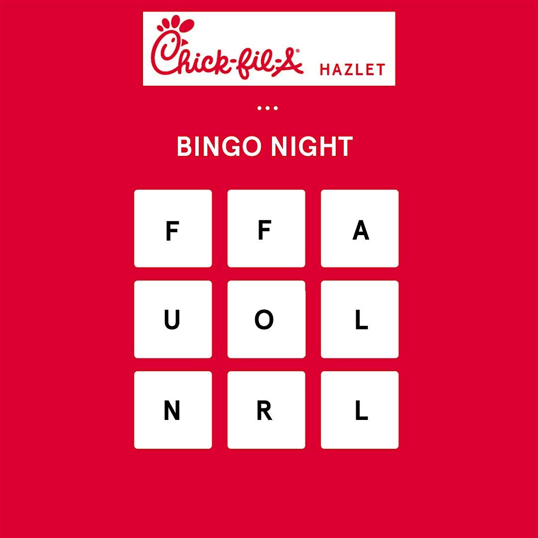 Chick-fil-A Hazlet Bingo Night