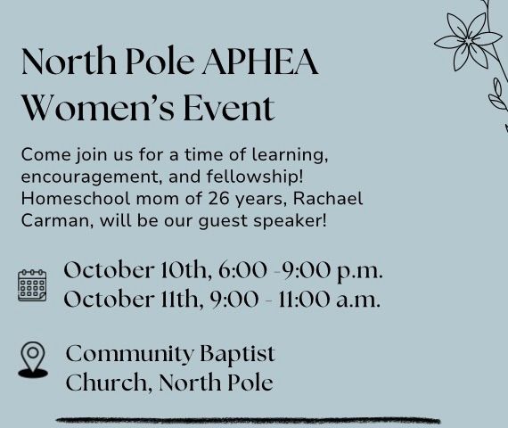 Women's Retreat in North Pole and Fairbanks