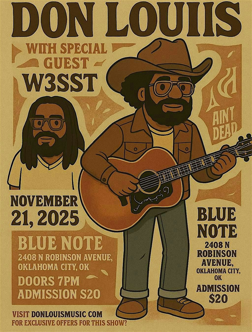 Don Louis featuring W3sst @ Blue Note in OKC