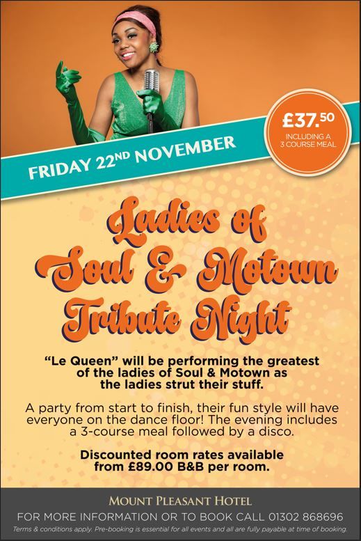 Ladies of Soul & Motown Tribute Night - SOLD OUT