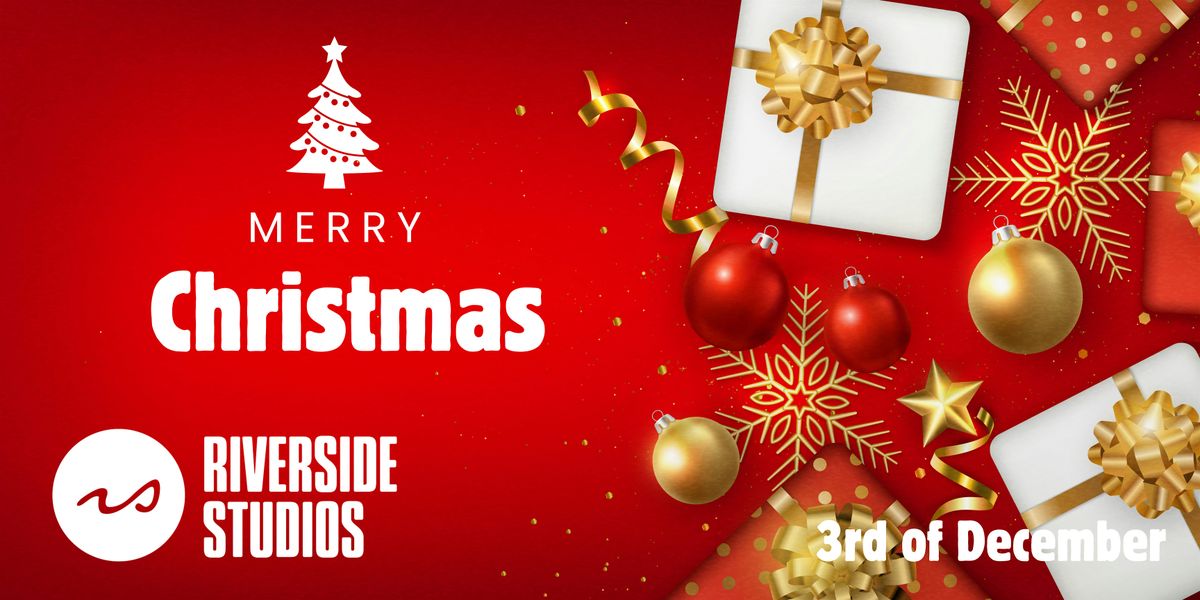Riverside Studios Christmas Party Invitation