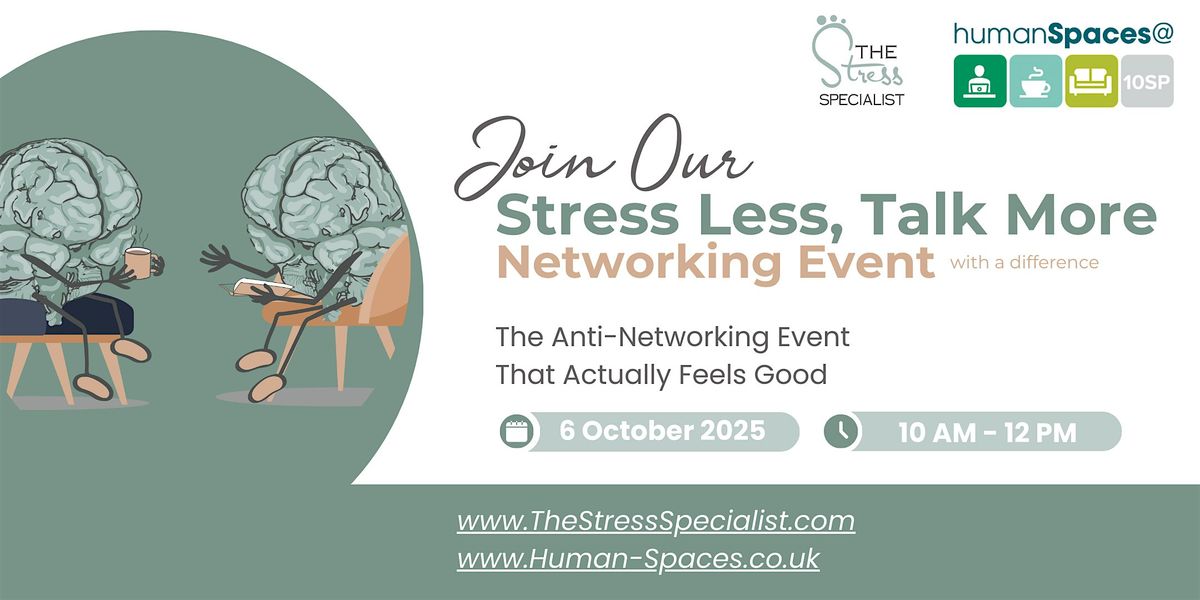 Stress Less, Talk More: The Anti-Networking Event That Actually Feels Good
