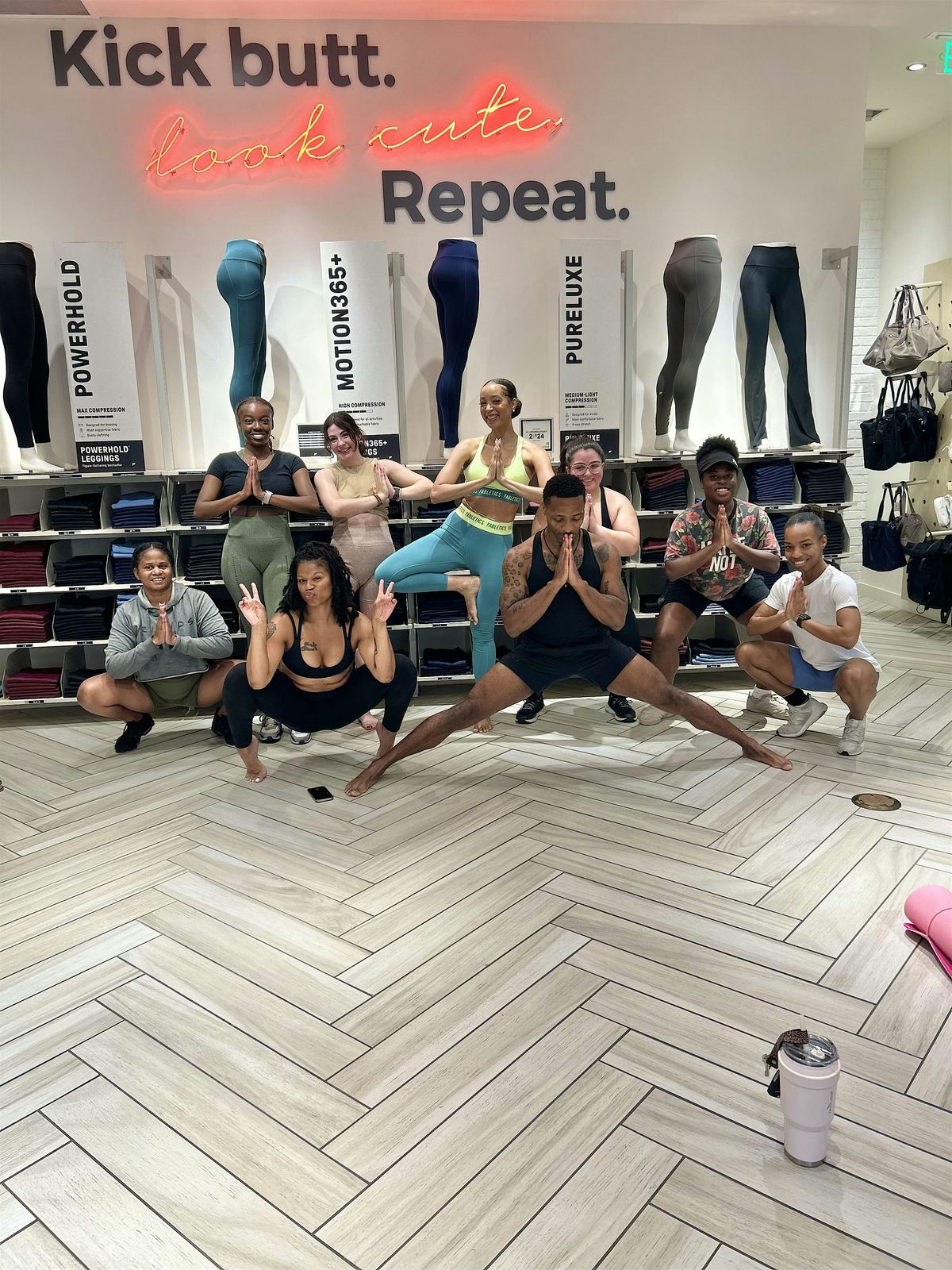 Fabletics "Winter Release for a Successful Spring" Yoga Class for Beginners