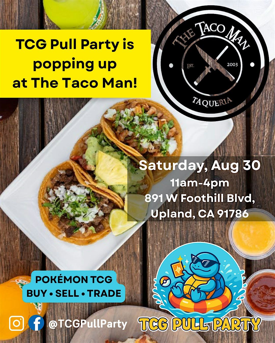 TCG Pull Party at The Taco Man Upland