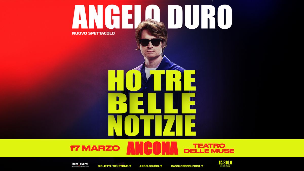 Angelo Duro - 17.03.2025 - Ancona, Tetro delle Muse