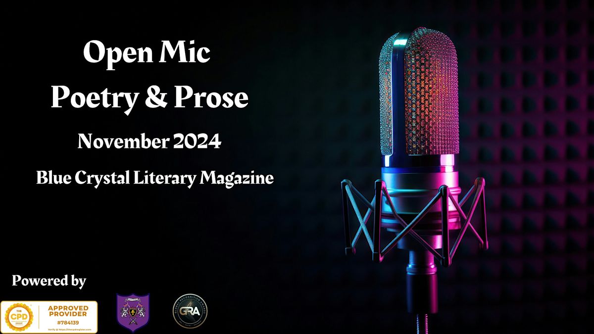 Open Mic Poetry November 2024