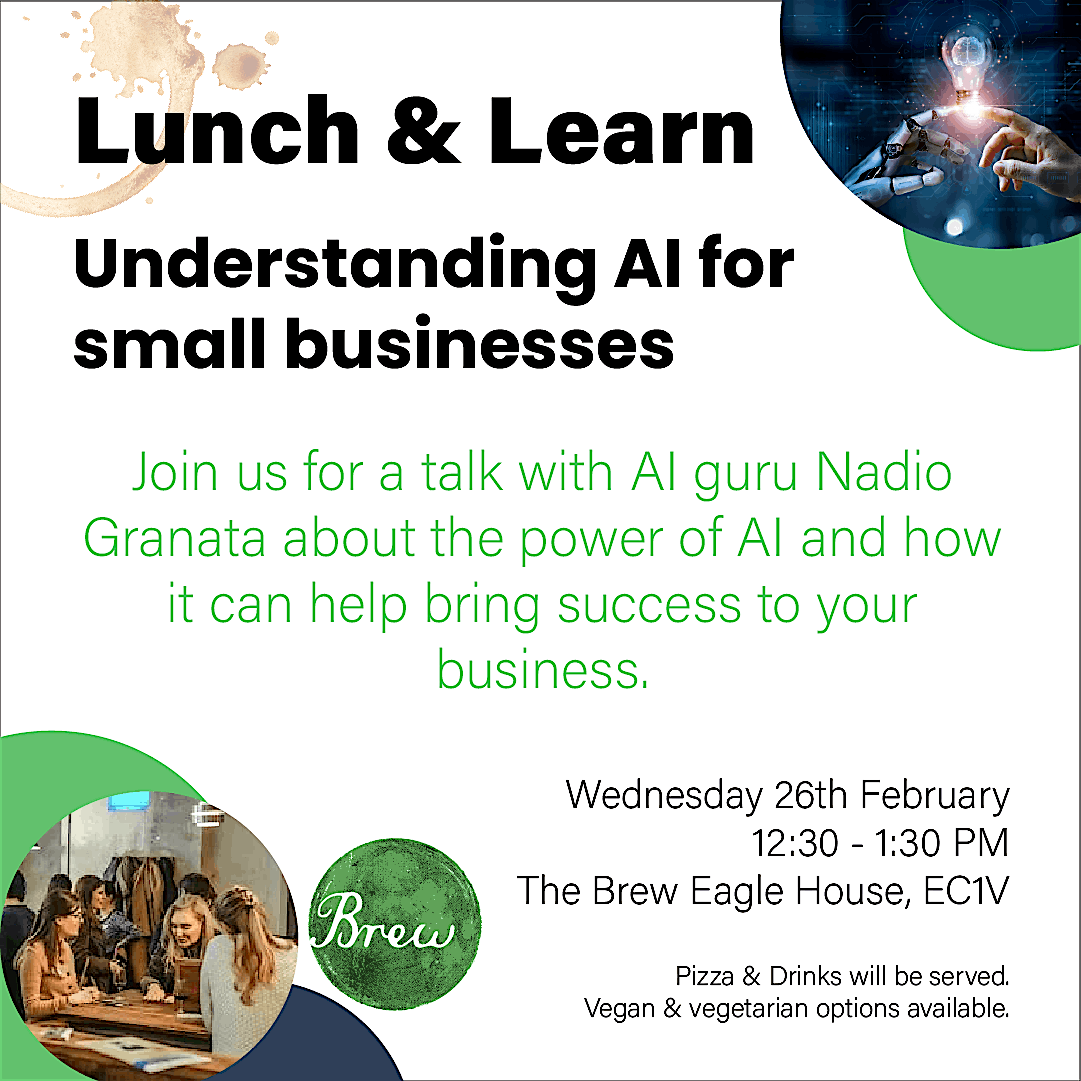 Lunch and Learn at The Brew: AI for Small Businesses