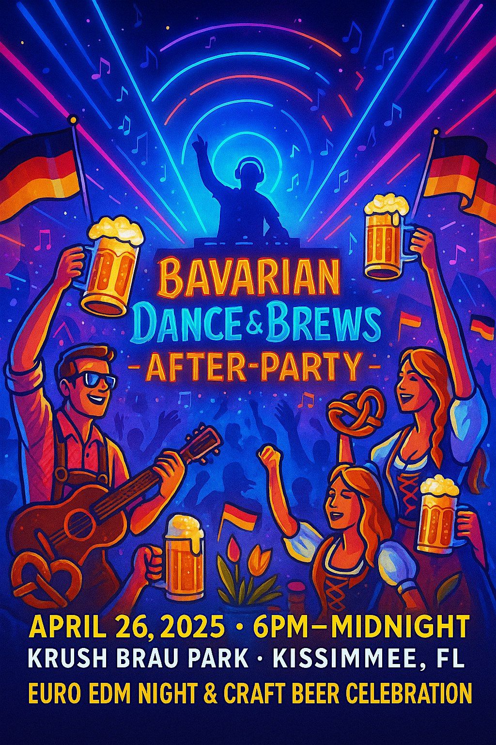 Bavarian Dance & Brews After-Party Euro EDM Night