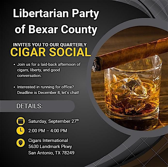 LPBexar Quarterly Cigar Social