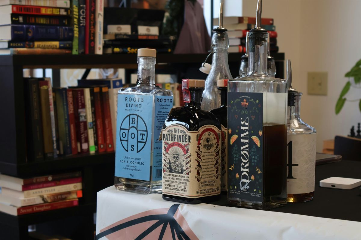 Booze-free Cocktails + Silent Book Club