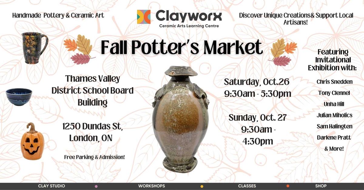 Clayworx: Fall Potters Market