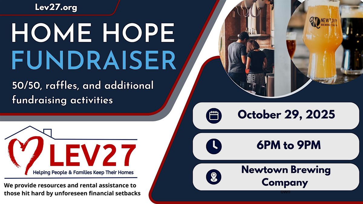 LEV 27 Hope for Homes Charity Beerfest