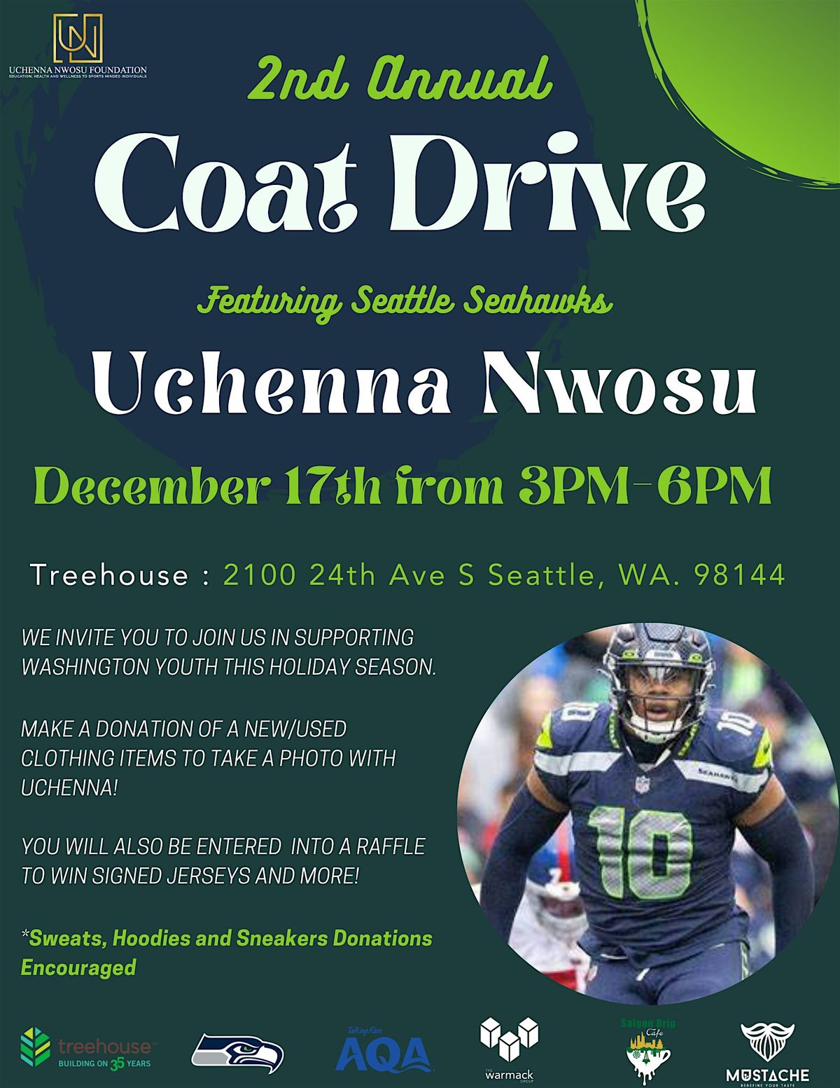 Uchenna Nwosu Foundation 2nd Annual Coat Drive