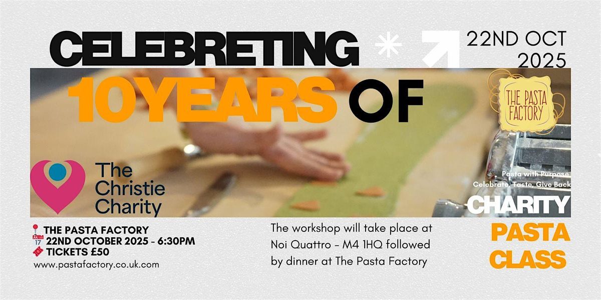 Pasta Masterclass - Charity event