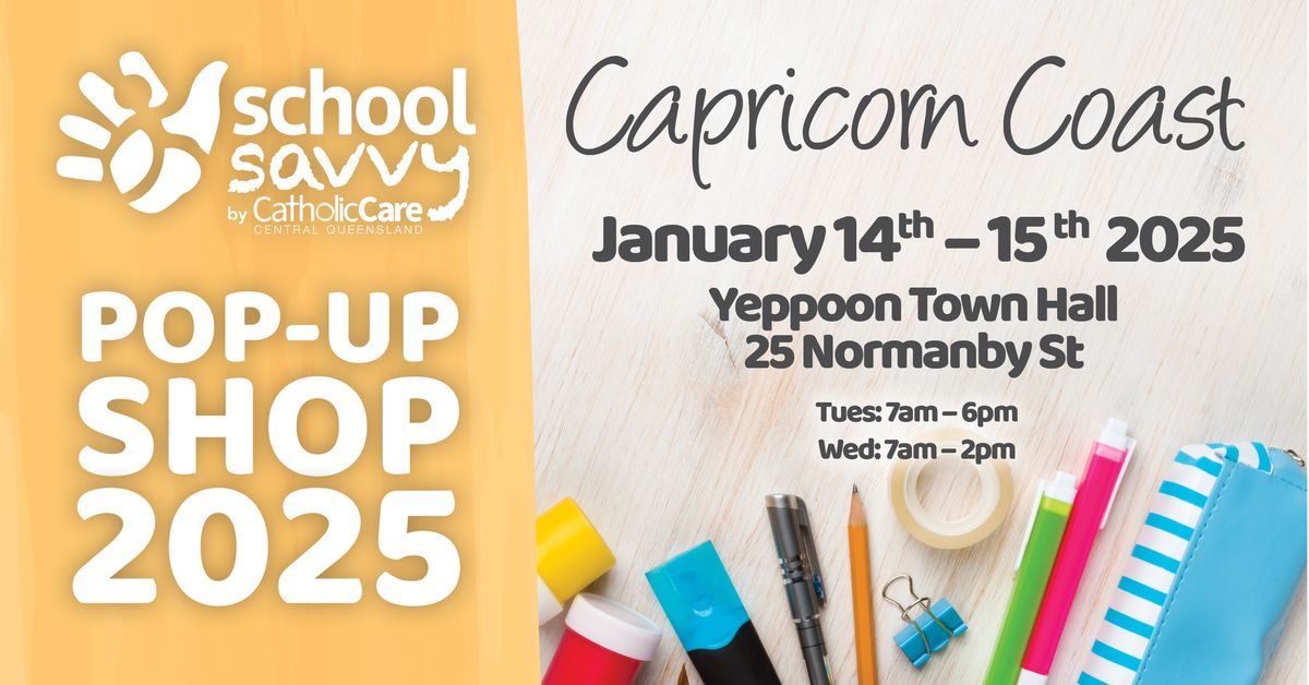 Capricorn Coast Pop-Up Shop