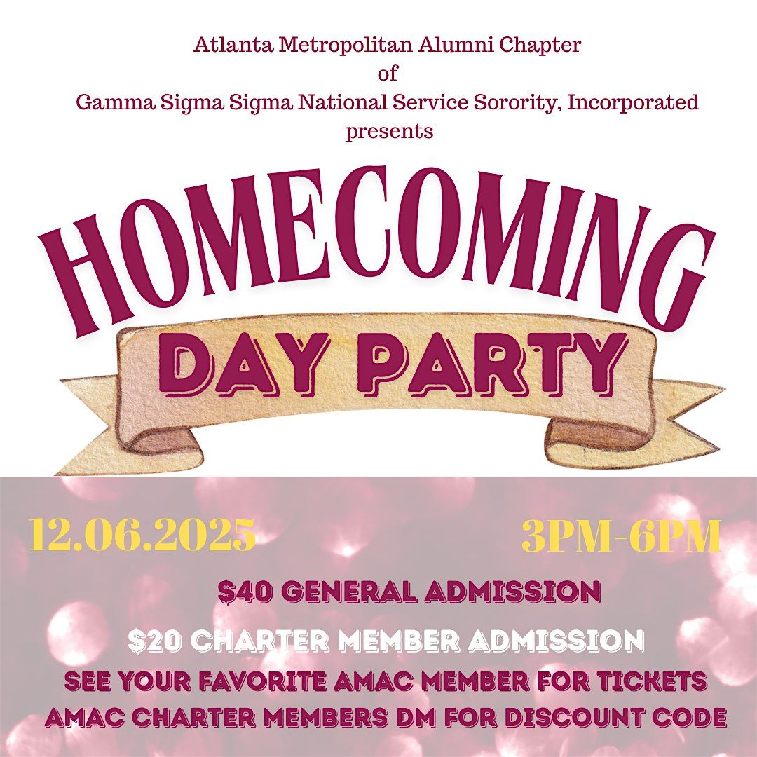 AMAC 20 Year Homecoming Day Party