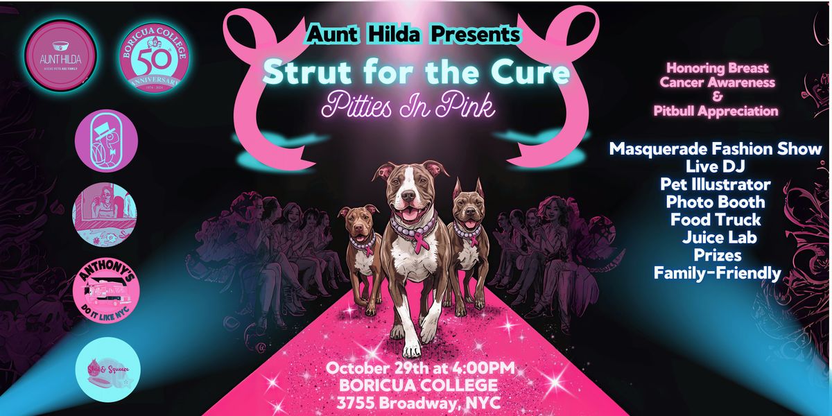 Strut for the Cure: Pitties in Pink